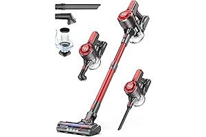 fykee Cordless Stick Vacuum Cleaner: Powerful Lithium Battery, Exceptional Cleaning Performance