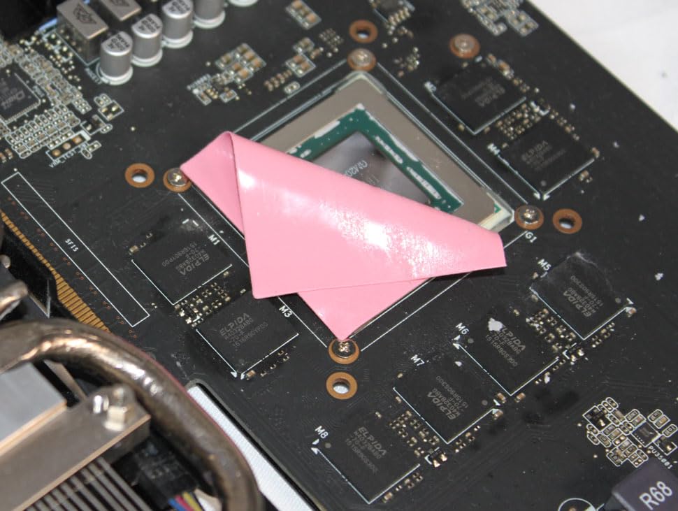 Image of NEO 100 x 100 x 1.0mm, High Thermal Conductivity Thermal Pad for Basic Applications CPU GPU, laptops, Xbox PS3 /4 /5
