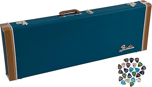 Miniatura 1 de Classic Series - Funda Strat-Tele Lake Placid Blue con paquete exclusivo de 24 selecciones de Austin Bazaar