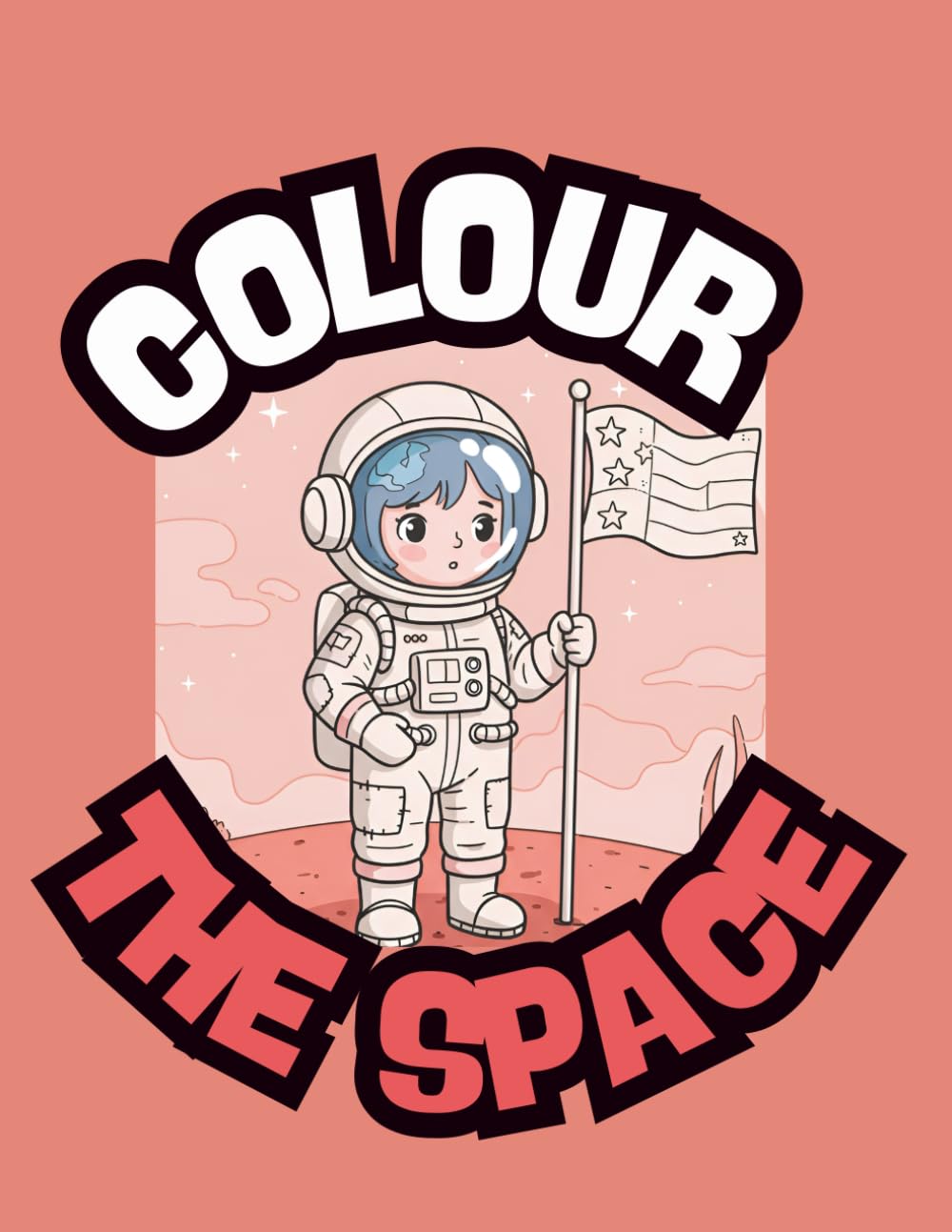 Kids Space Coloring Book: Fun Coloring Pages of Planets, Spaceships, and Astronauts for Kids