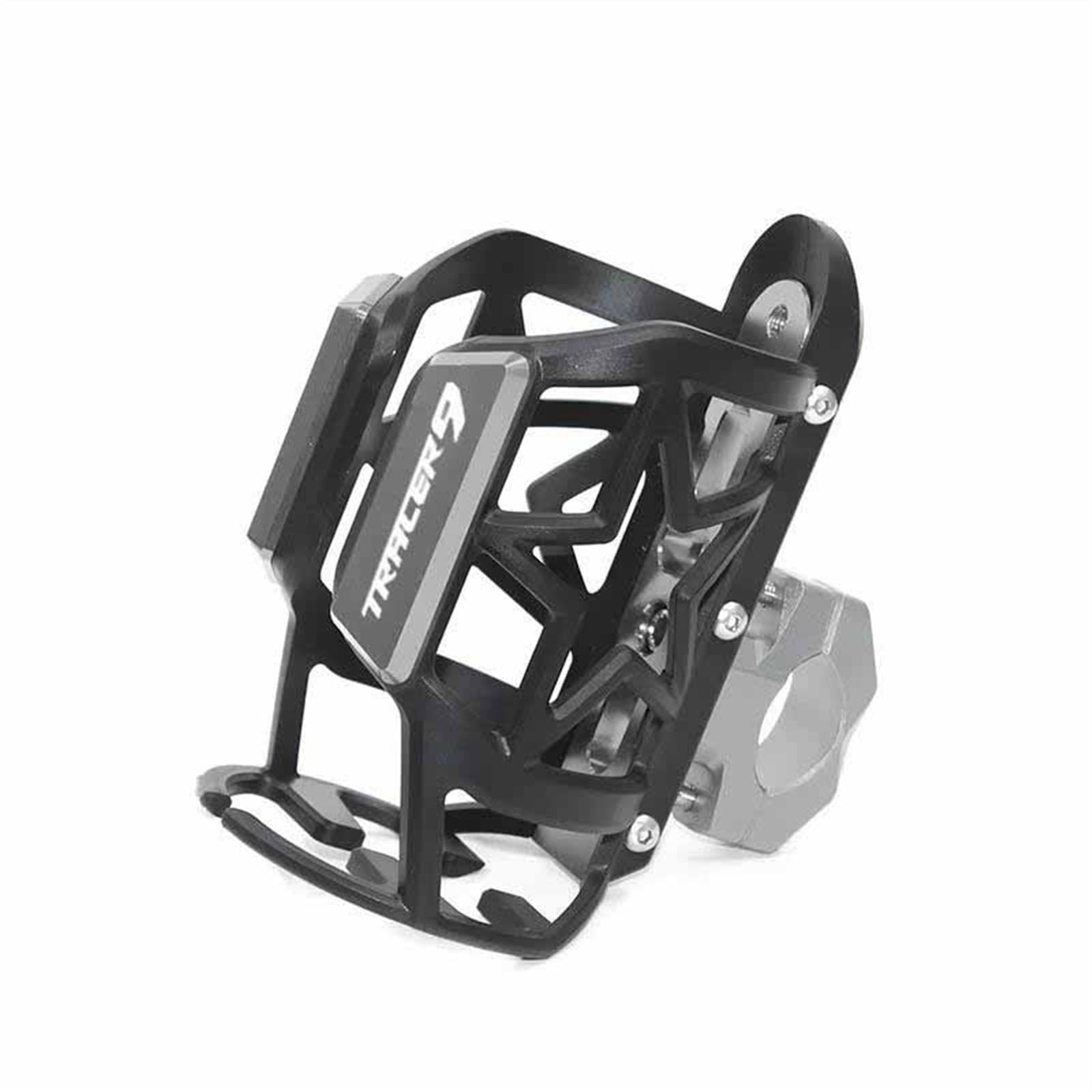 Supporto di Bottiglia del Motociclo per Y&amaha Tracer700 Tracer900 GT Tracer 900GT Bevanda Acqua Tazza di tè Supporto Accessori di Modifica Gabbie Bottiglie (Color : Titanium)