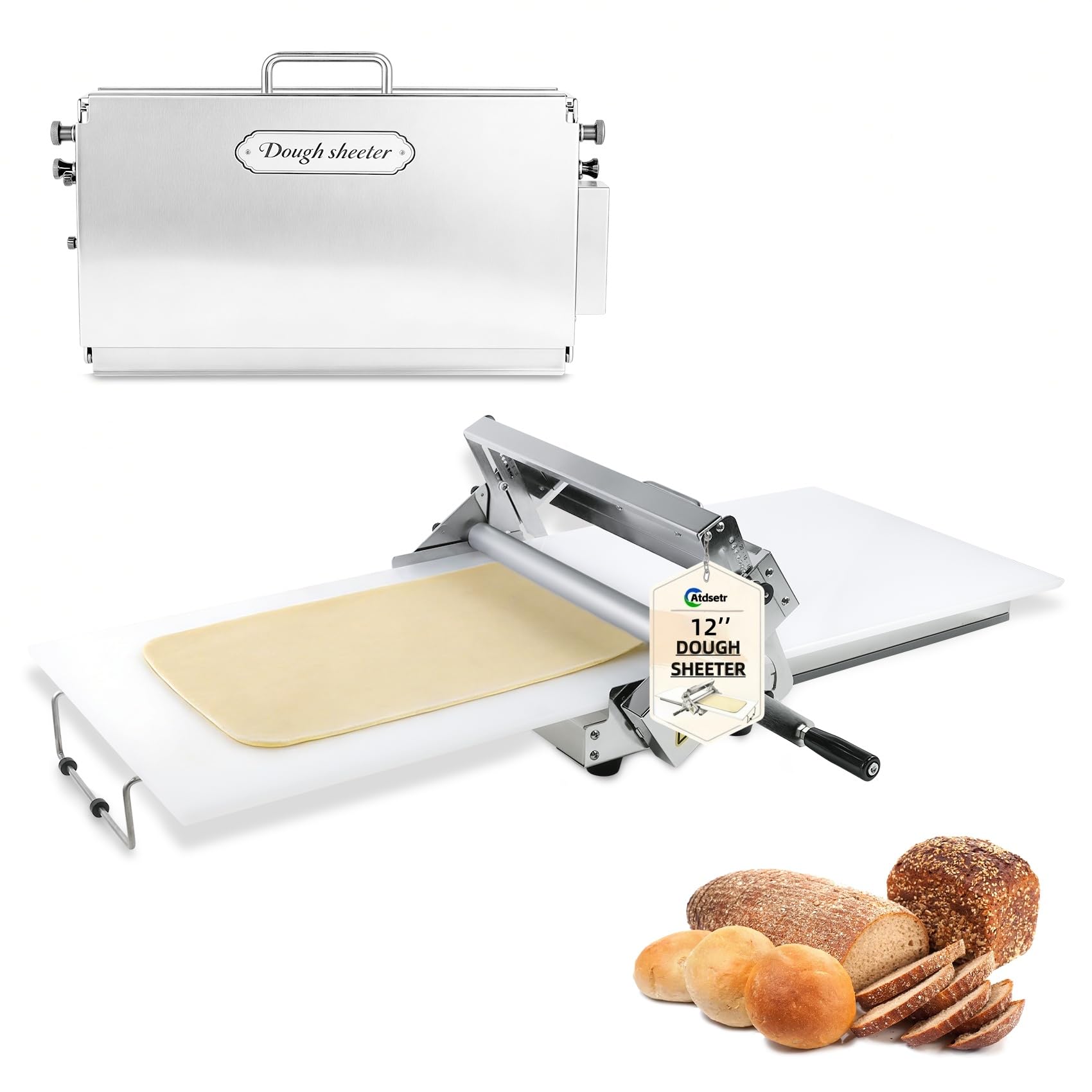 Atdsetr 12 inch Folding Dough Sheeter