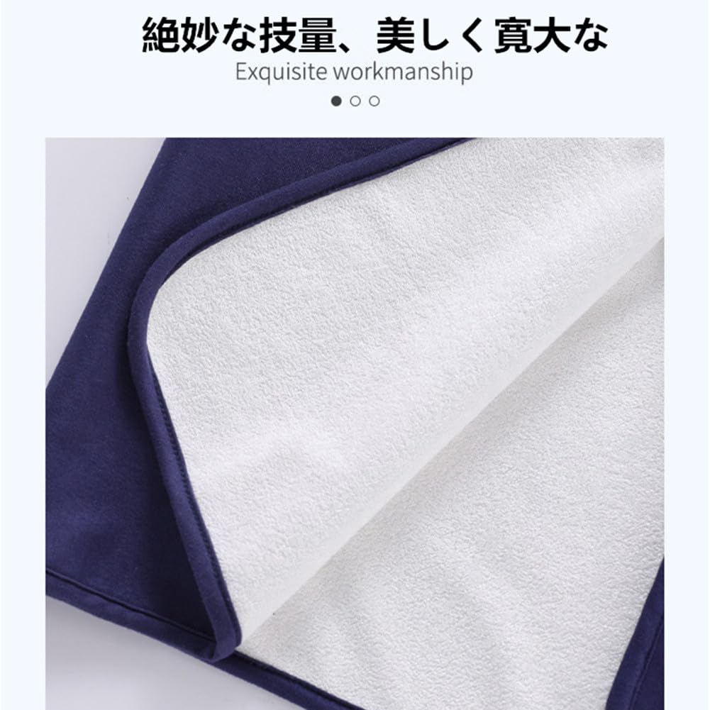 DEEYOTA 防水巻きスカート 介護 三層仕様 巻きスカート 尿漏れ防止 丸洗いok 防水パンツ 失禁パンツ オムツ交換 360°履く防水シーツ 生理防水スカート 室内用 オールシーズン用 介護用