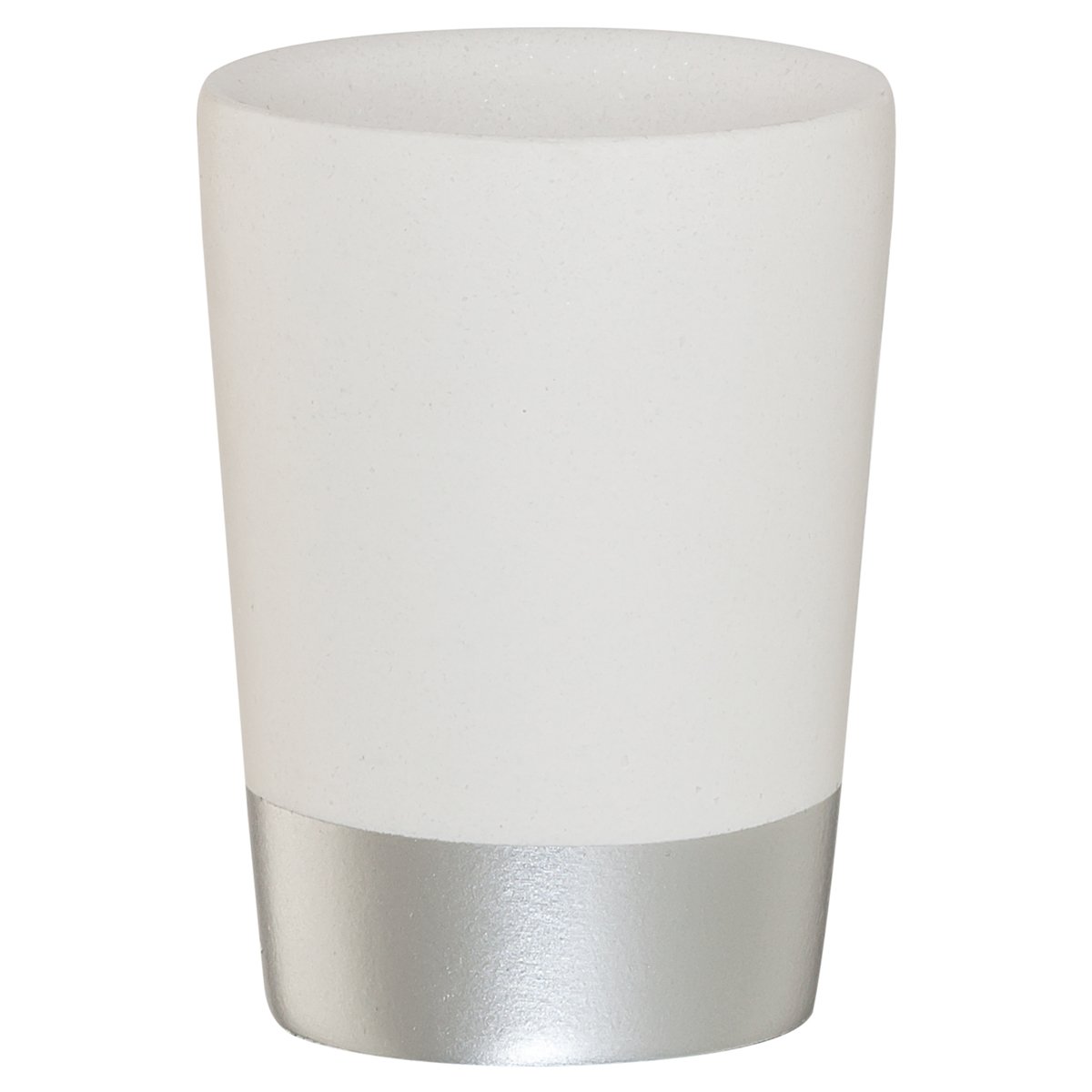 Sealskin Glossy Tumbler, Polyresin, Silver, 7.4 x 10 x 7.4 cm