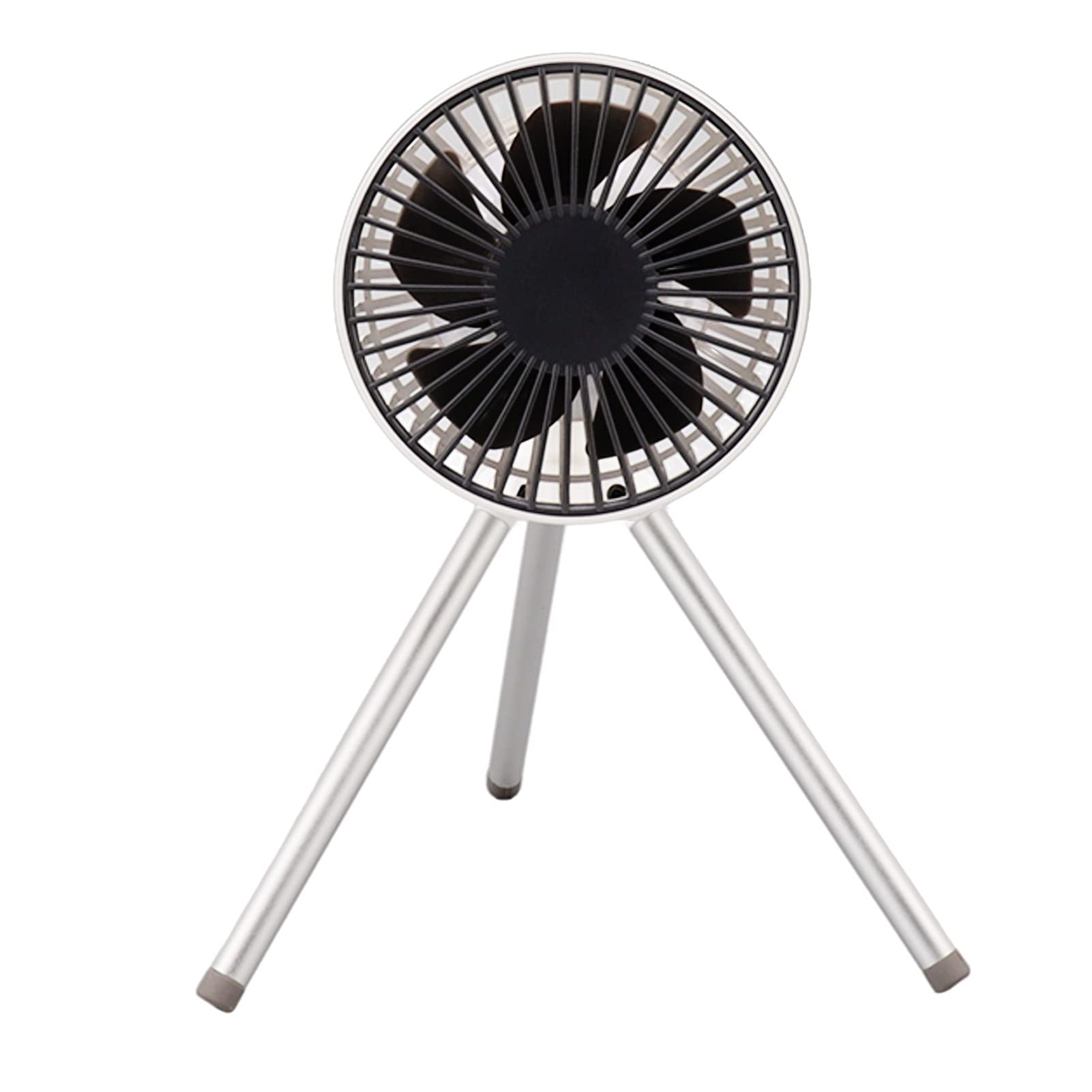 Ventilador de camping con trípode portátil y mini ventilador recargable USB 1
