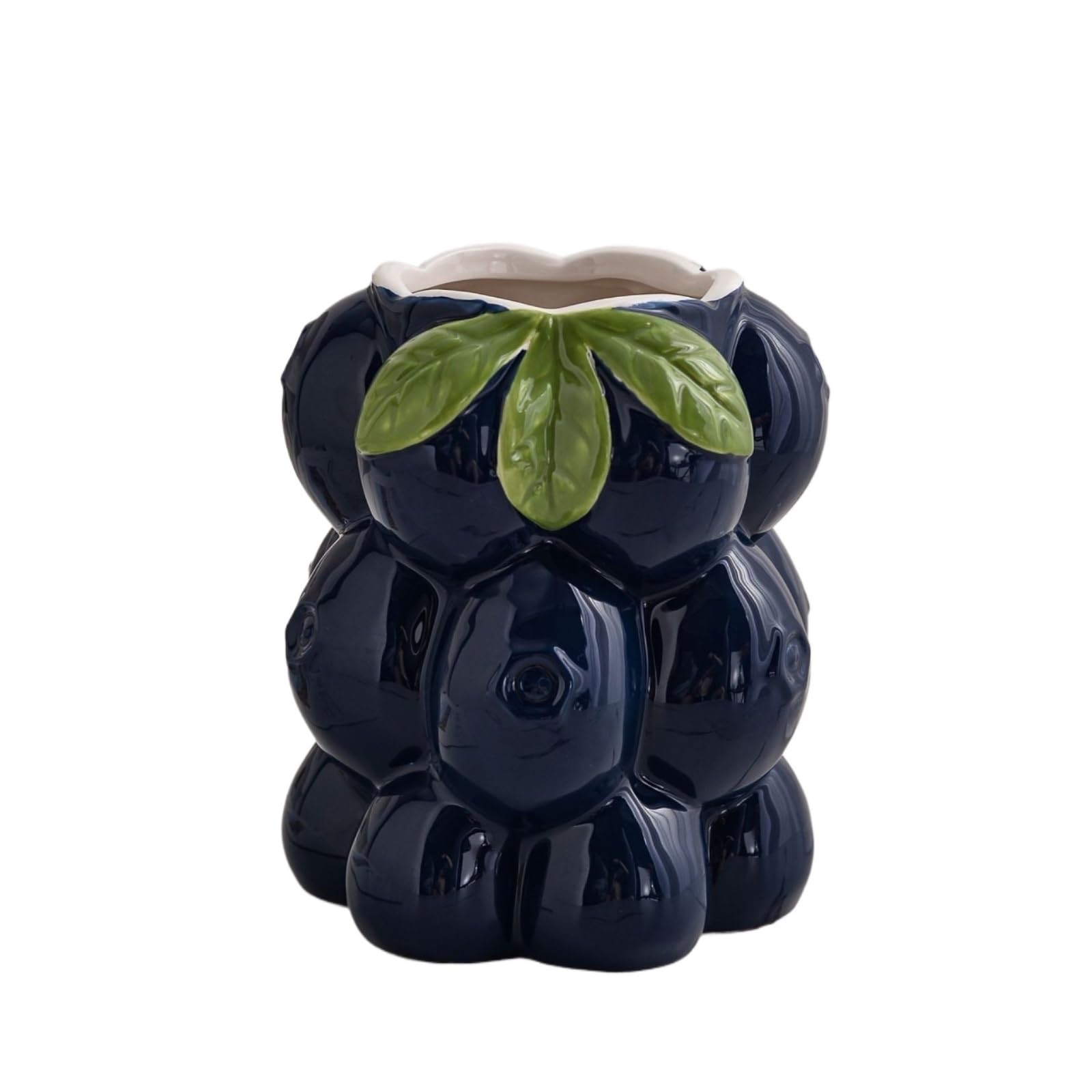 Flower Holder Fruit Shape Ceramic Flower Vase For Home Shelf And Table Decor For Centerpiece