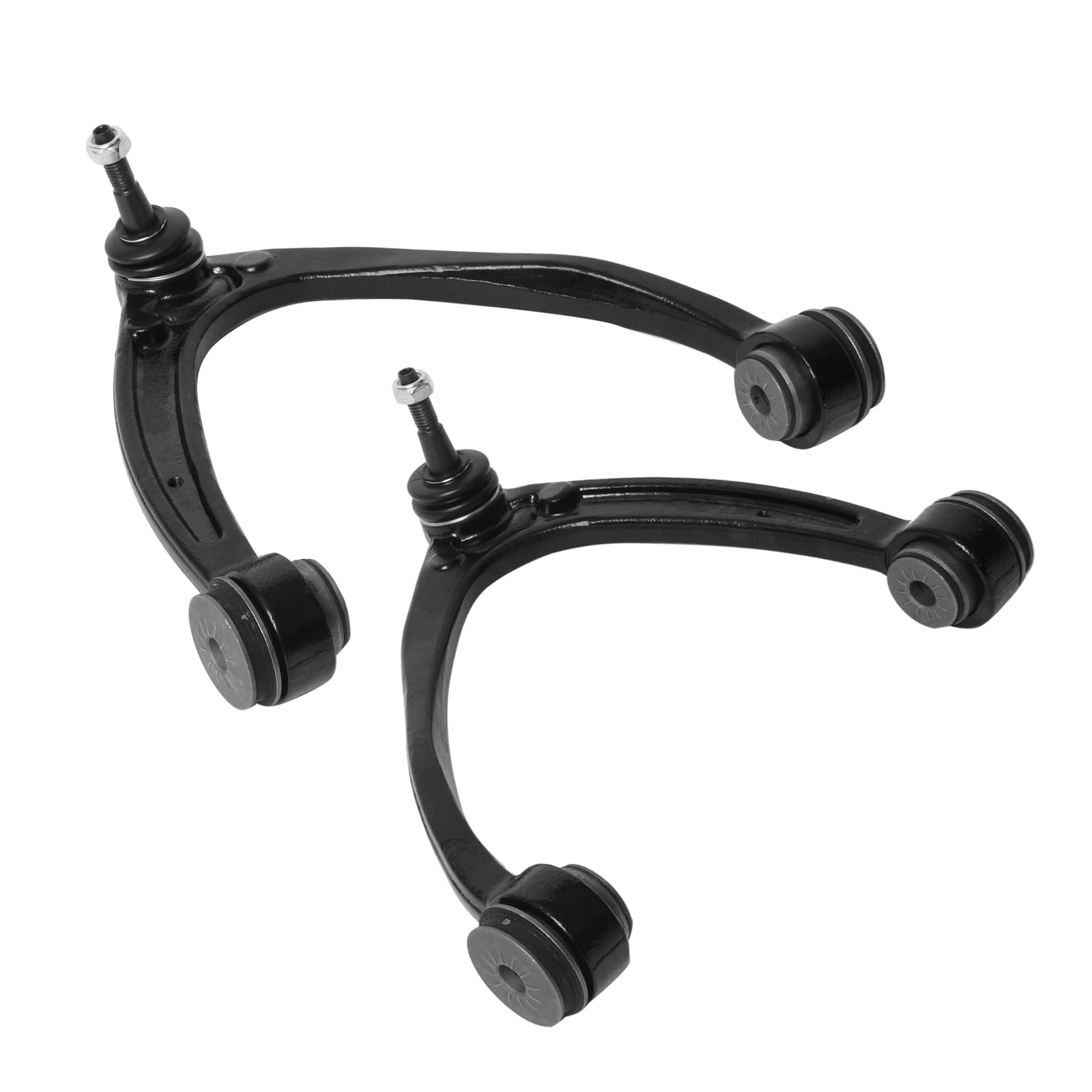 MOTORMAN 2 pcs 1x K80669+1x K80670 Front Upper Control Arm and Ball Joint Assembly Set for 07-13 Cadillac Escalade Chevrolet Avalanche 07-14 Silverado