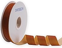 Vista 16 de Cinta de terciopelo negro de un solo lado, carrete de 1 pulgada por 10 yardas