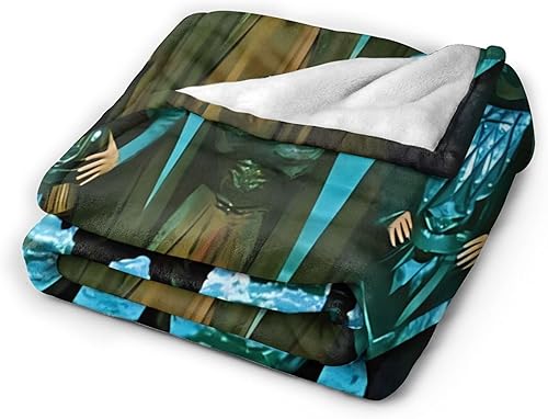 Miniatura 3 de Big Trouble Movie in Little Theme - Manta de franela suave y ligera para cama, sofá, decoración de habitación, 60 x 50 pulgadas