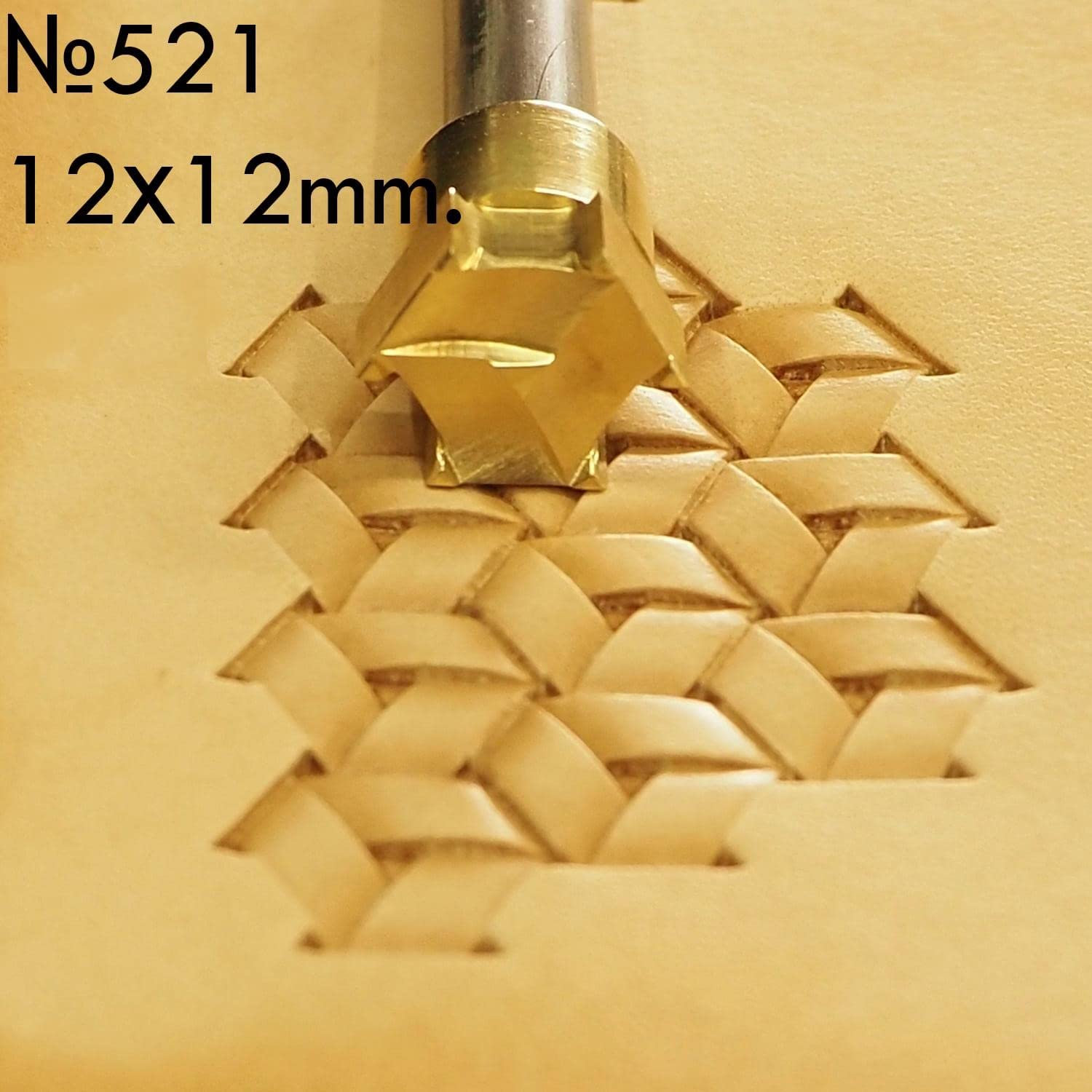 Outil De Tampon En Laiton Pour Artisanat Du Cuir - Écailles De Dragon