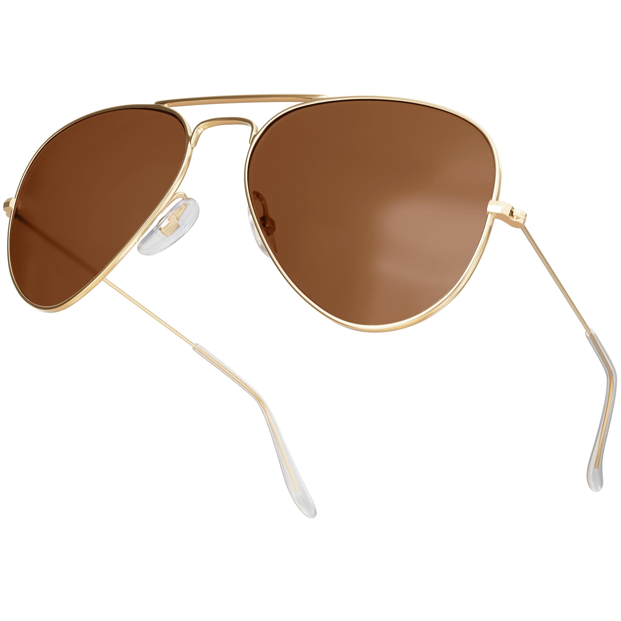 livho Sunglasses for Men Women Aviator Polarized Metal Mirror UV 400 Lens Protection