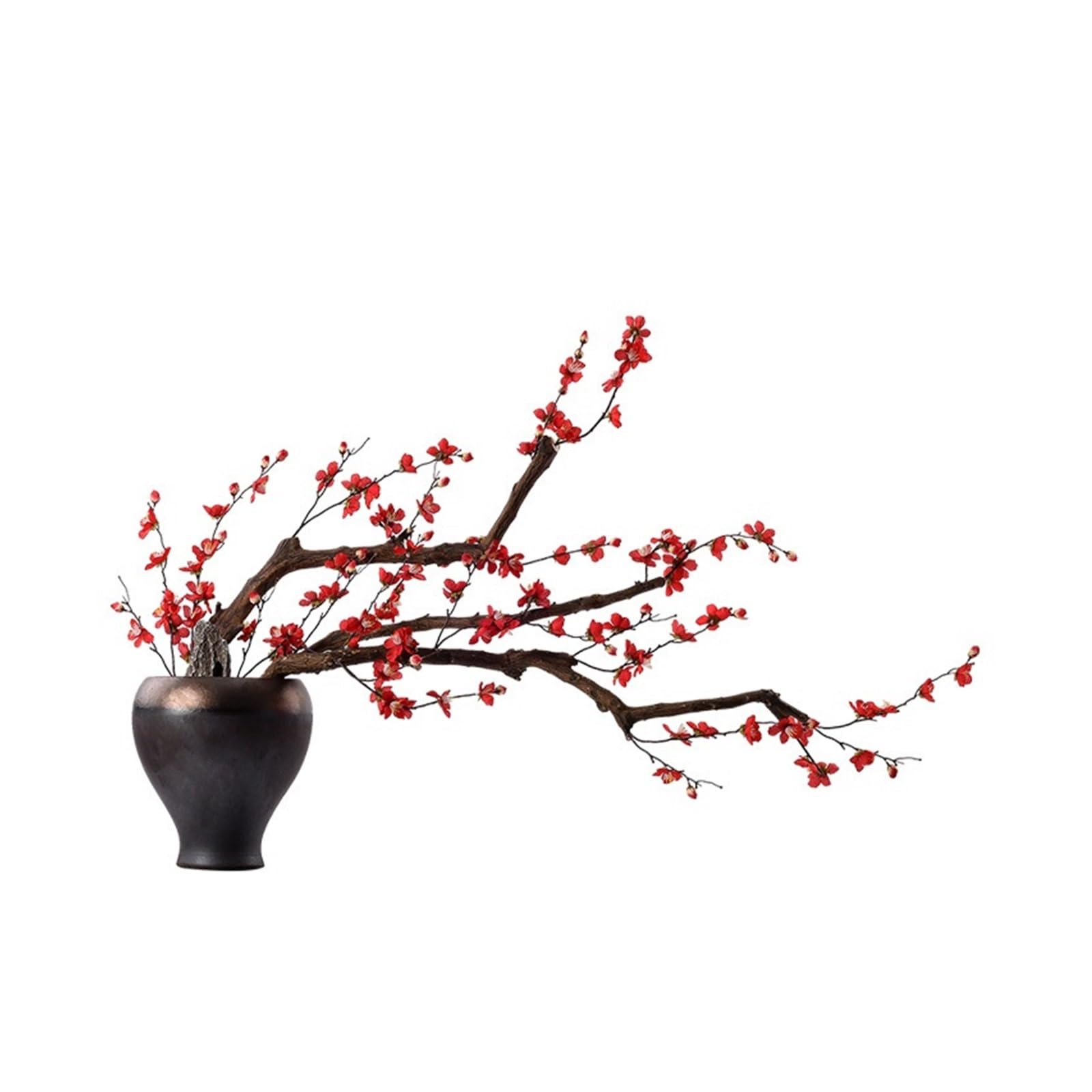 DFGHNBVC Simulation Tree Potted Plant Coffee Room Entrance Hotel Decorations Simulated Floral Plant Bonsai Artificial Flower Ornaments Flower Stand Artificial Bonsai Tree