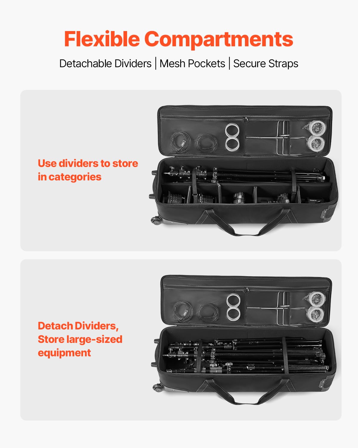 VEVOR Trolley per Attrezzatura da Studio