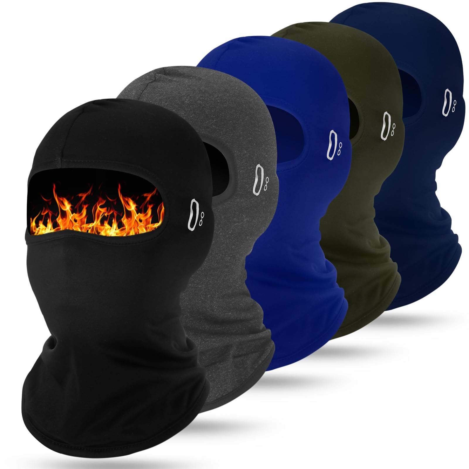 Suhine 5 Pcs Winter Balaclava