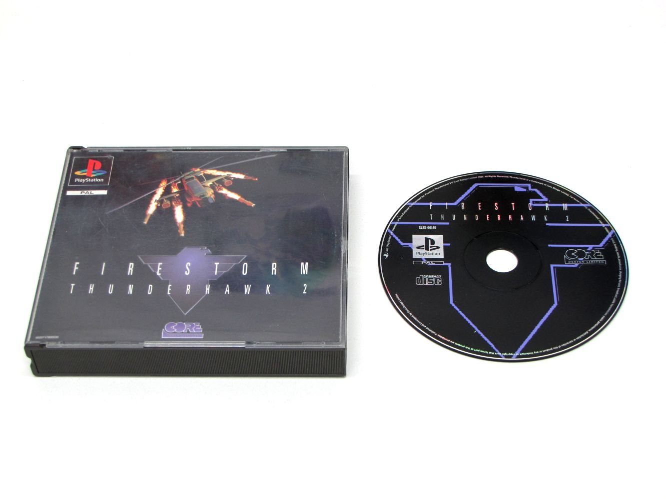 Jeu PS1 Firestorm : Thunderhawk 2 (1995) - Version Platinum, PAL, État Correct