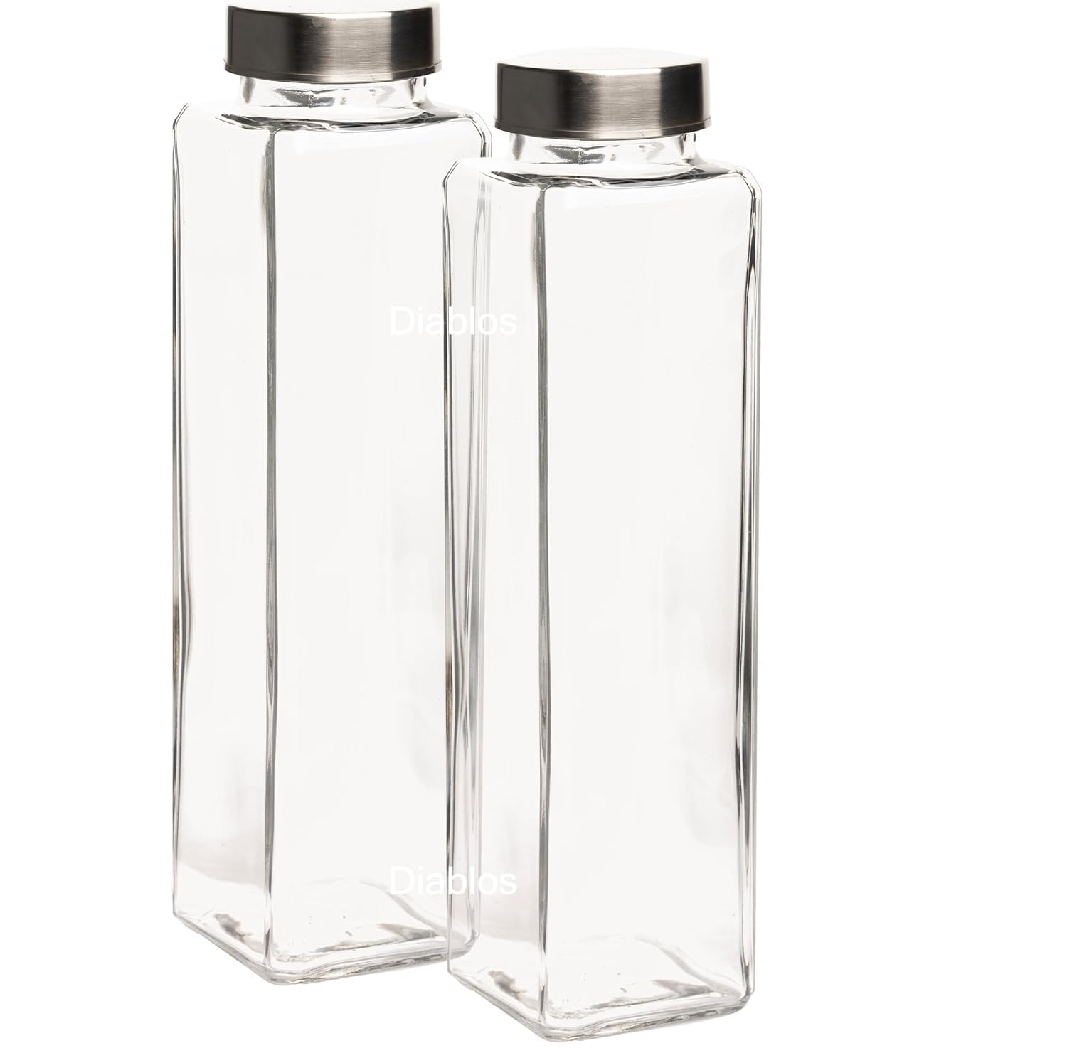 LARYNX 750ML Glass Water Bottle, Square Refrigerator bottles set- Perfect for Home, Travel, Juicing, Water, Smoothie - Reusable Glass Drinking Bottles - (Clear, Pack of 2) (B0D6WMN9TD) Amazon Price History, Amazon Price Tracker