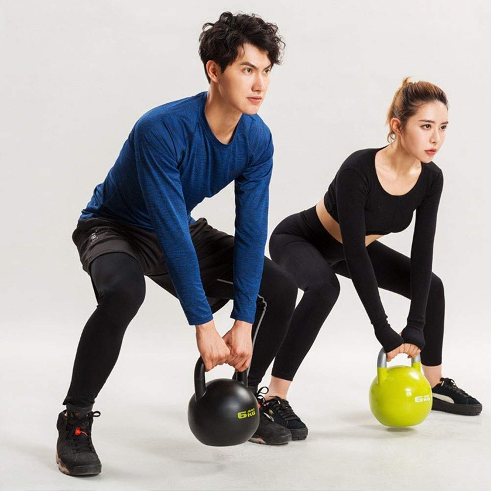 Kettlebell AGYH Nero Acciaio Fuso, Professionista Athletic Kettlebells, Addestramento del Muscolo Dell'attrezzatura da Casa Palestre, 4 kg / 8 kg / 12kg / 16kg / 20kg / 24kg