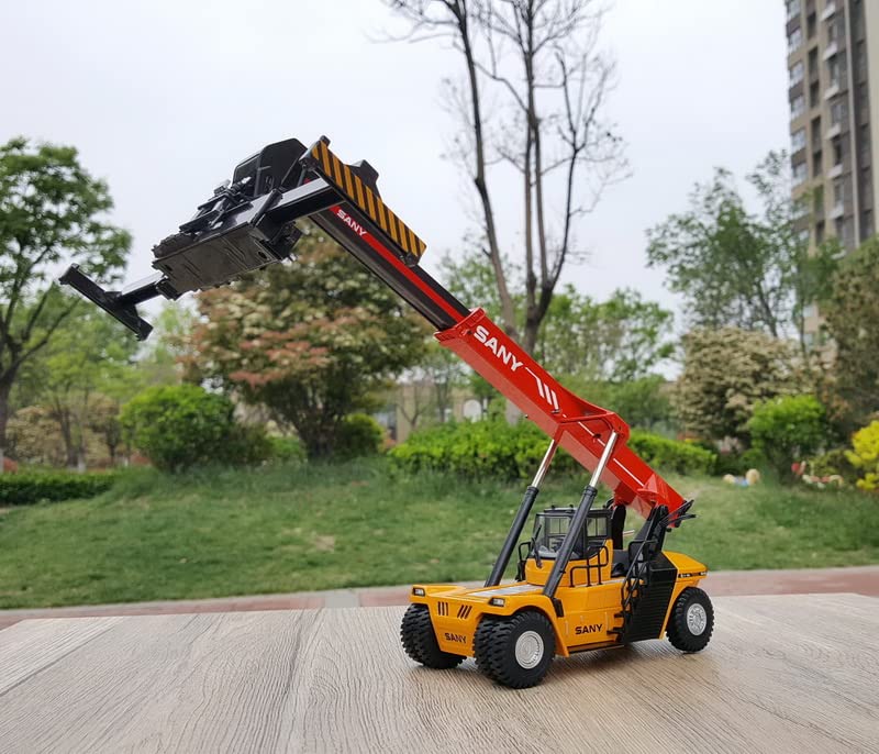 SANY Reach Stacker 1/50 grue frontale pré-construite en métal pour collection durable