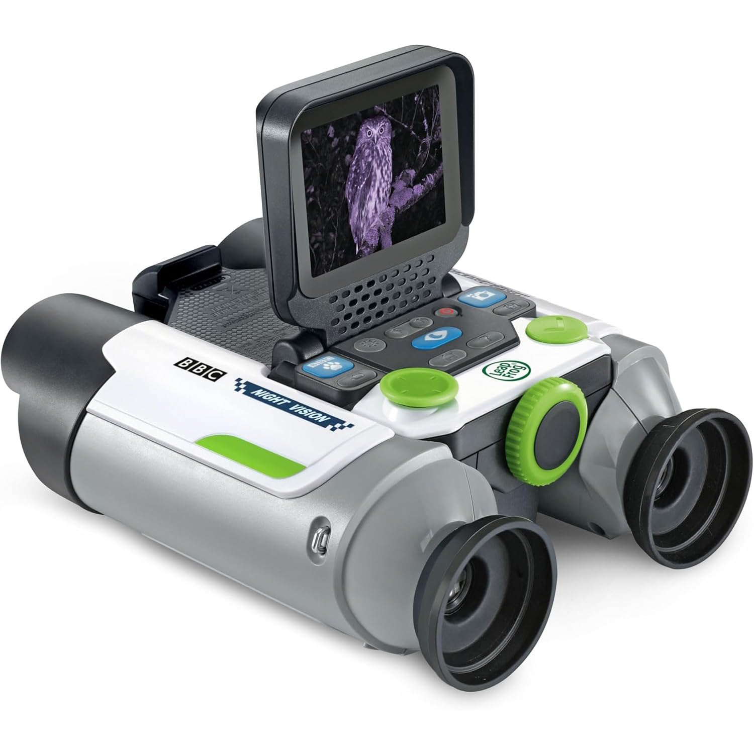 VTech Prismáticos interactivos, prismáticos para niños con 6 Modos de Juego, Pantalla LCD a Color, más de 700 contenidos BBC Integrados, visión Nocturna, Idioma Italiano, Pilas Incluidas, 5-12 años