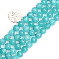 Vista 64 de JOE FOREMAN Cuentas redondas de piedra natural de jade rosa de 0.315 pulgadas para hacer joyas, cuentas de 15 pulgadas, piedras semipreciosas