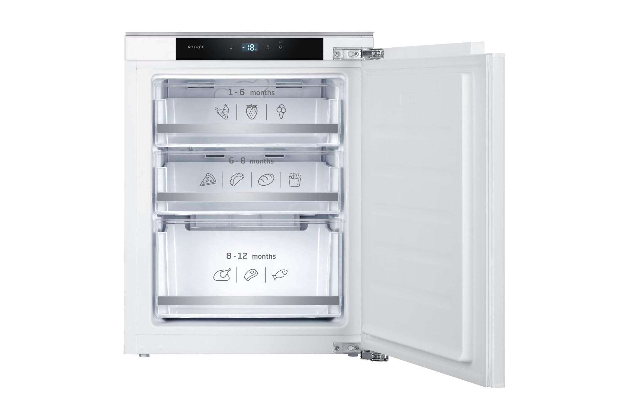 Amica EGSX 321 210 Gefrierschrank, 712 mm Nische, Festtür-Technik, Energieeffizienzklasse D