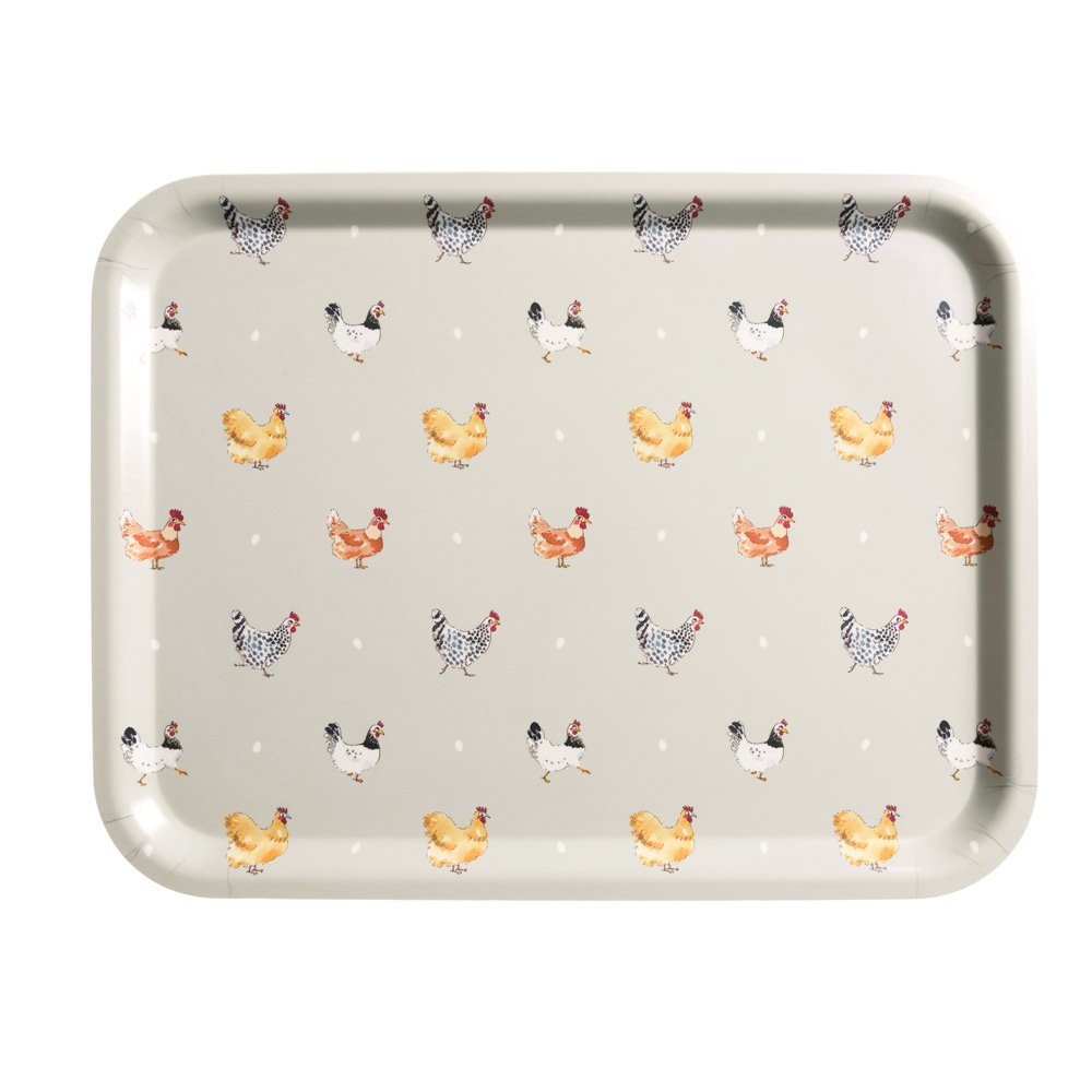 Sophie Allport - Lay A Little Egg Tray, Printed Design, Large (43 x 33cm), Serving Platter