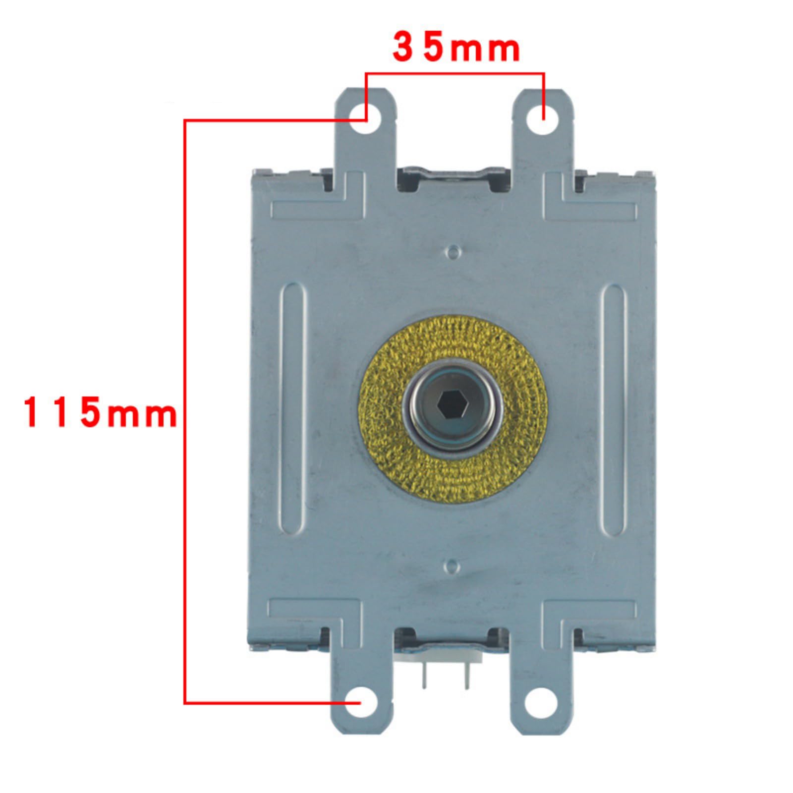 Magnetrón de 1080 W para sistemas de microondas refrigerados por aire, tubo de electrones de vacío de alta potencia, accesorios de pieza de horno de microondas, imán de alta potencia