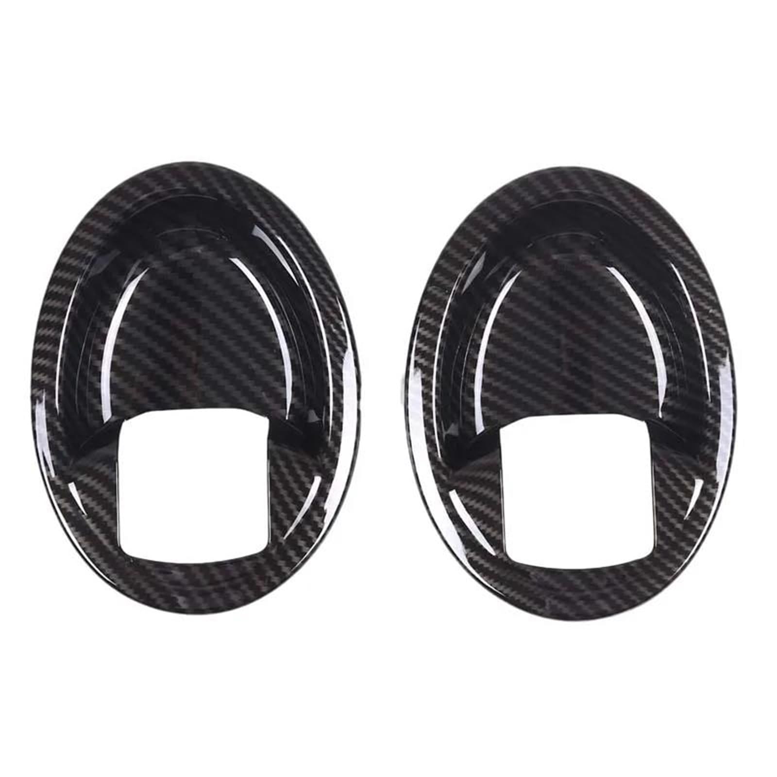 for Mitsubishi for Eclipse 2006 2007 2008 2009 2010 2011 ABS Car Inner Door Bowl Protection Cover Trims Sticker Interior Decal Trim(Carbon Fiber)