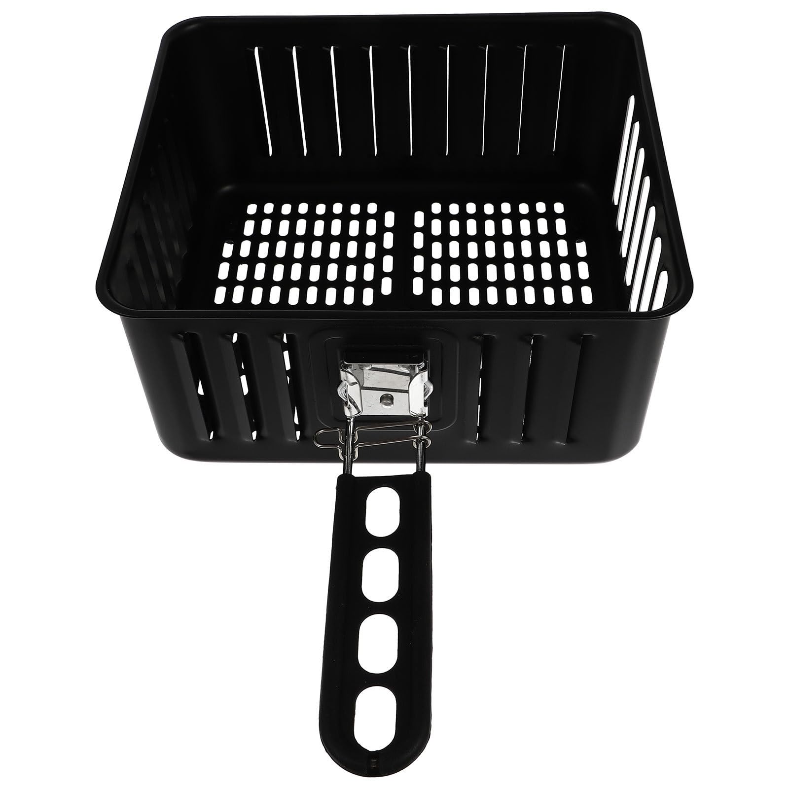 Cesta para Freidora Cesta de Freidora de 6 L Acero al Carbono Negra Superficie Lisa Material Ecológico Accesorio de Cocina