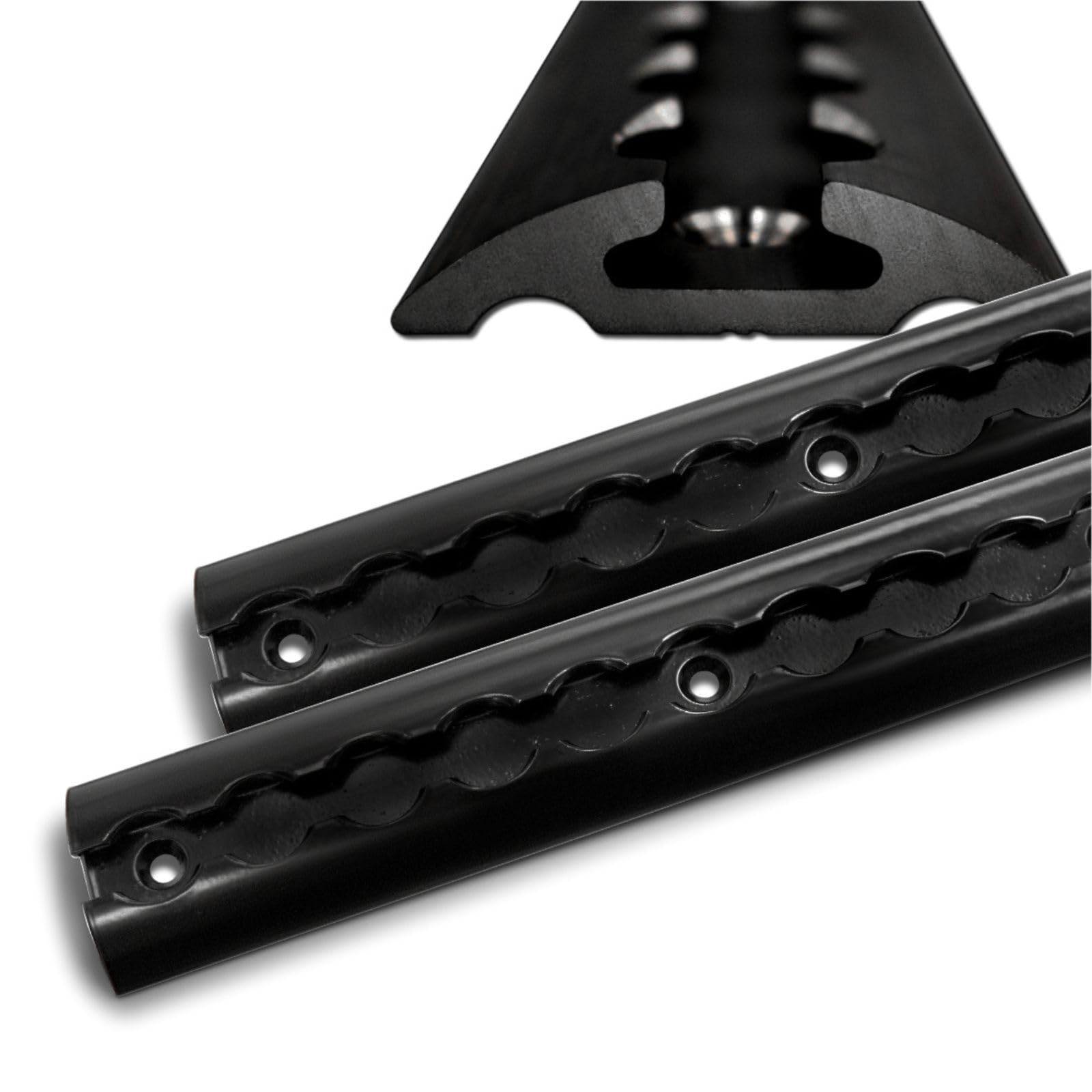 Lot De 2 Rails D'avion Semi-circulaires En Aluminium De 2 M Pour