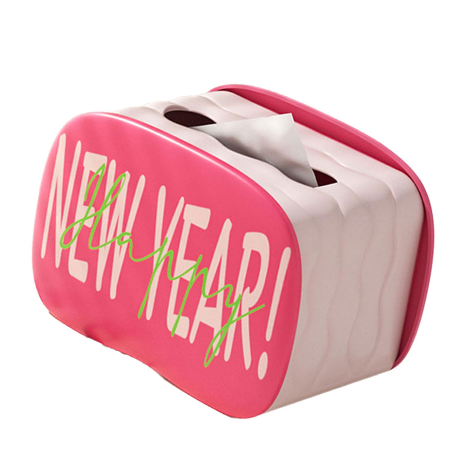 Xinsheinelry Multipurpose Tissue Covers with Bright Finish Portable for Most Home Use Accessory Supplies Organization Tissue Case
