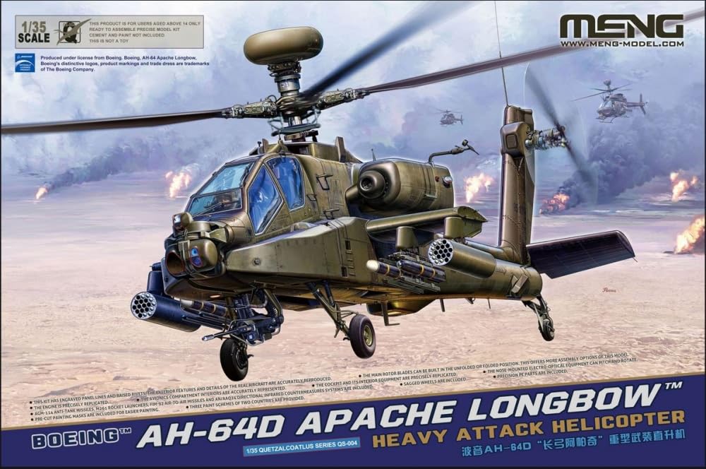 MENG Sprue Brothers 1:35 AH-64D Apache Longbow, MNGQS004