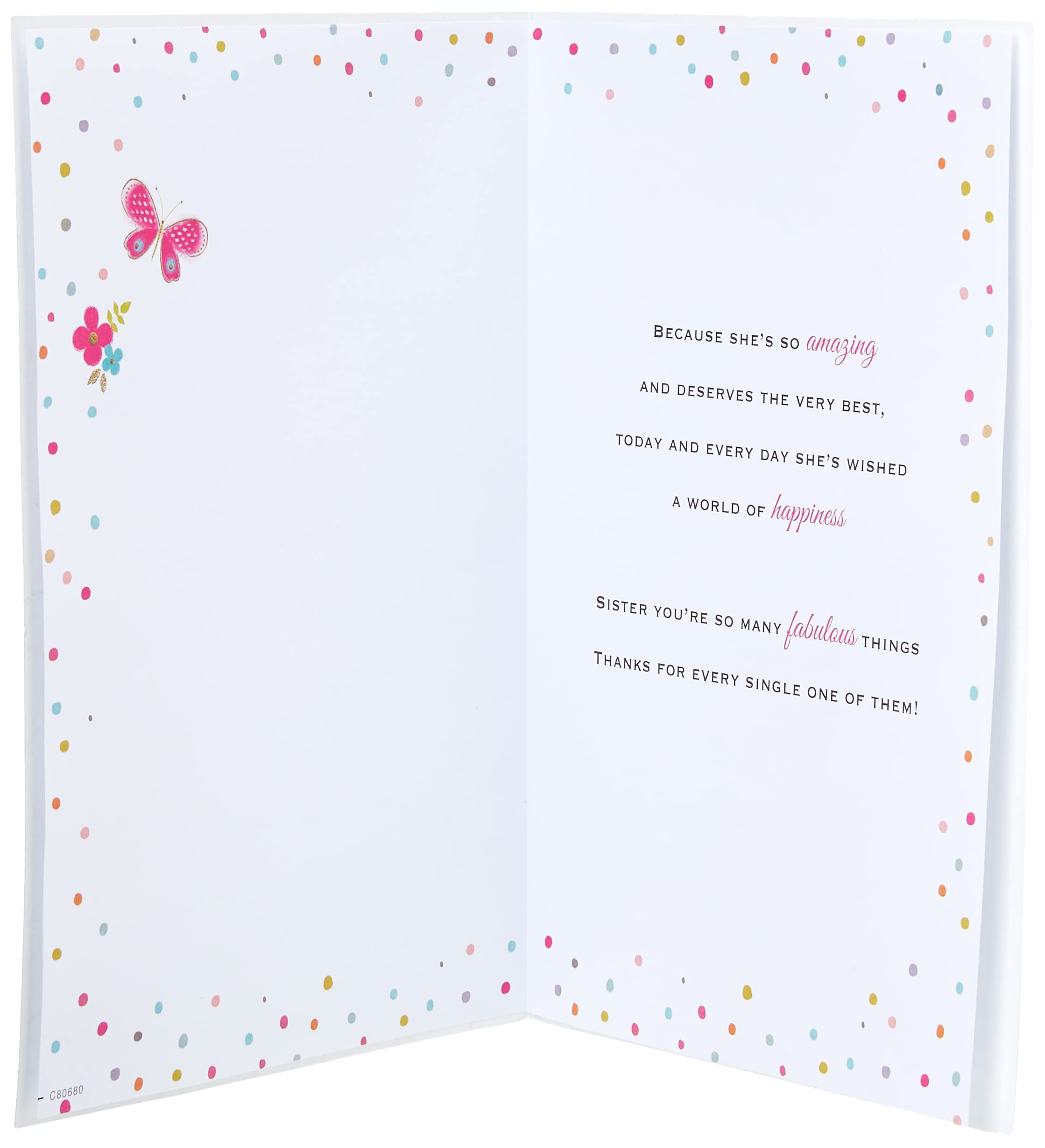 Produktbild von Hu00fcbsche Glitzernde Schmetterlinge Mit Floralem Hintergrund