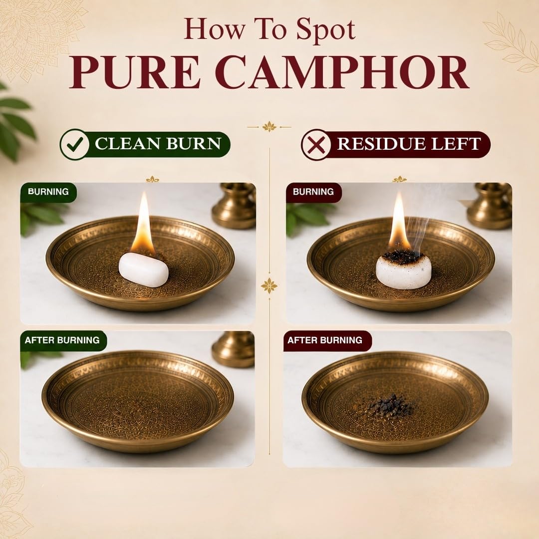 Natural Camphor Tablets for Puja & Aromatherapy -3