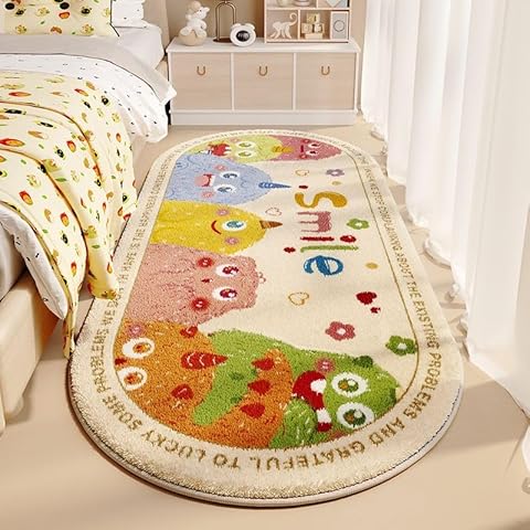 POPUPWAVE Cute Cat Shape Area Rug Cover