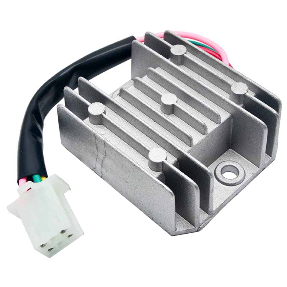 Riloer Regolatore raddrizzatore universale 4 fili 12 V AC regolatore di tensione per moto quad scooter