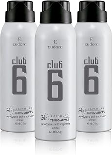 Eudora Kit : Club 6 Desodorante Antitranspirante Aerossol