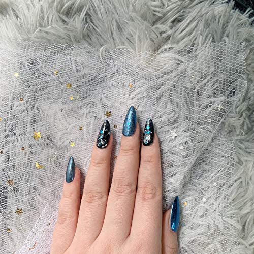 BISHENGYF 6 scatole set di polvere per unghie