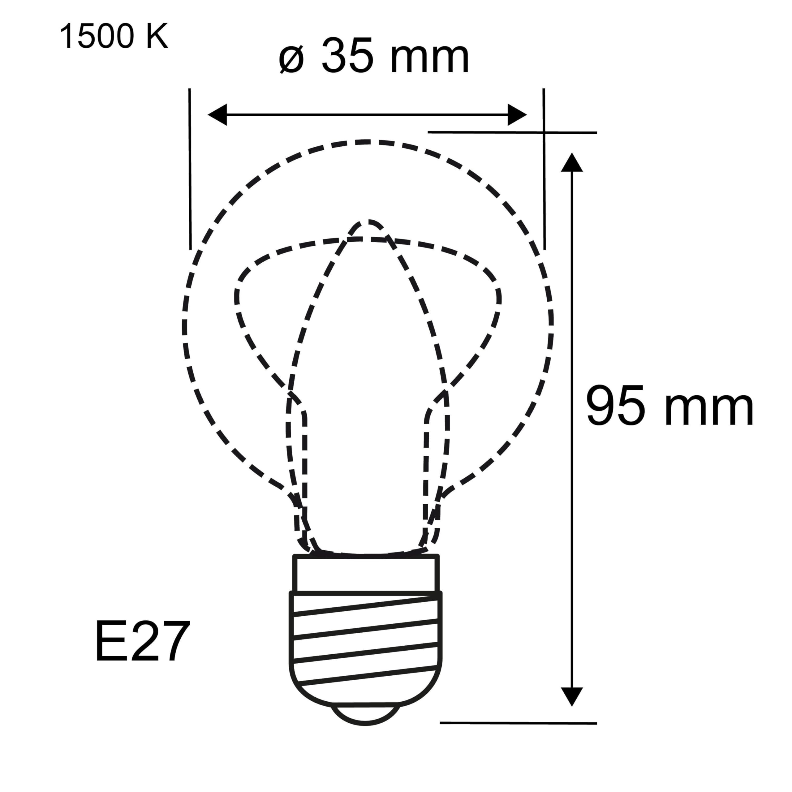 Paulmann 53100 Flicker Candle 3W E27 Flicker Light Lampa Płomieniowa Z Migotaniem,Przezroczysty,9.5 X 35 X 9.5 Cm, 3.0 Watts