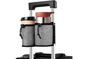 No-Spill Travel Luggage Cup Holder: Your On-the-Go Hydration Essential
