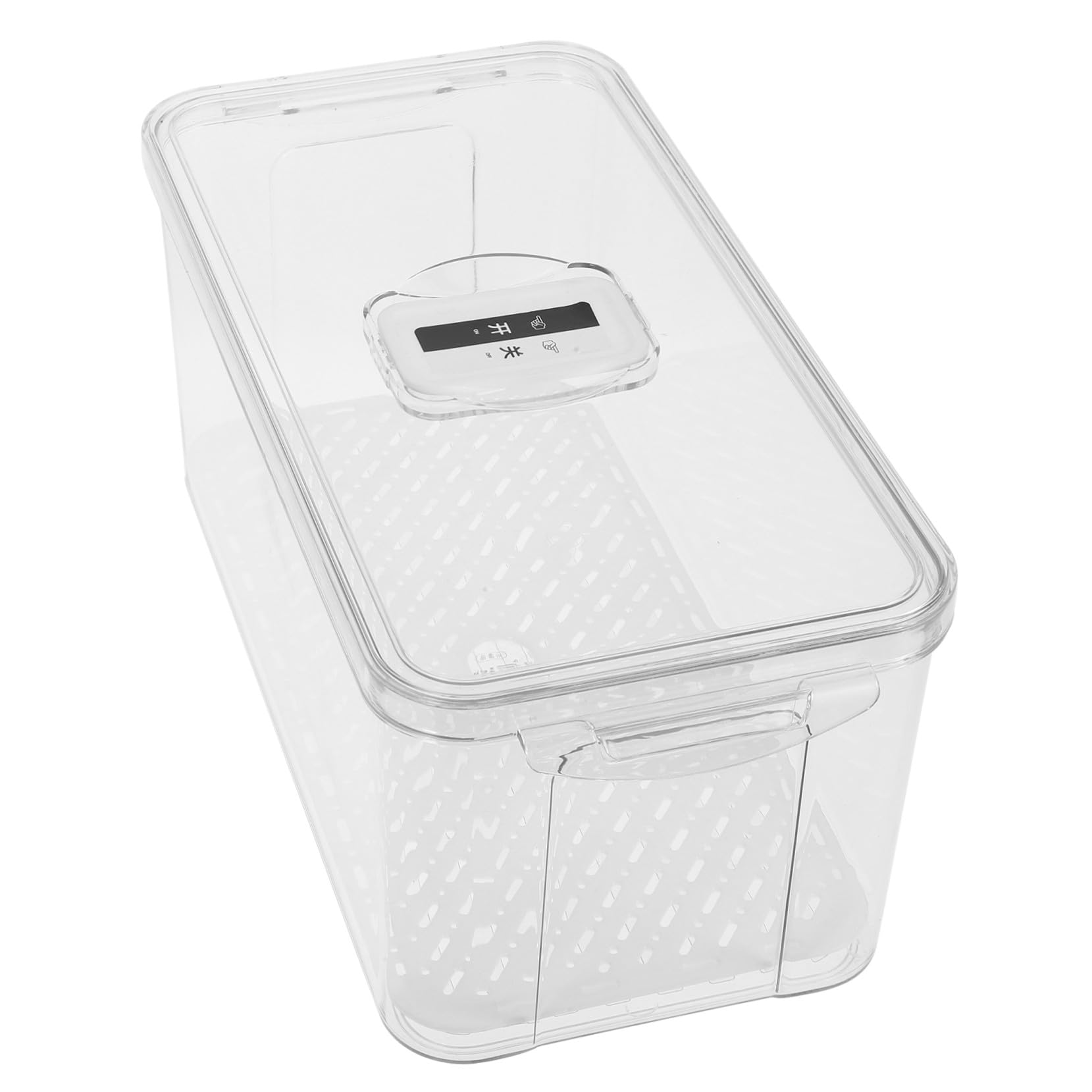 Contenedor de Almacenamiento para Refrigerador Transparente, Apilable