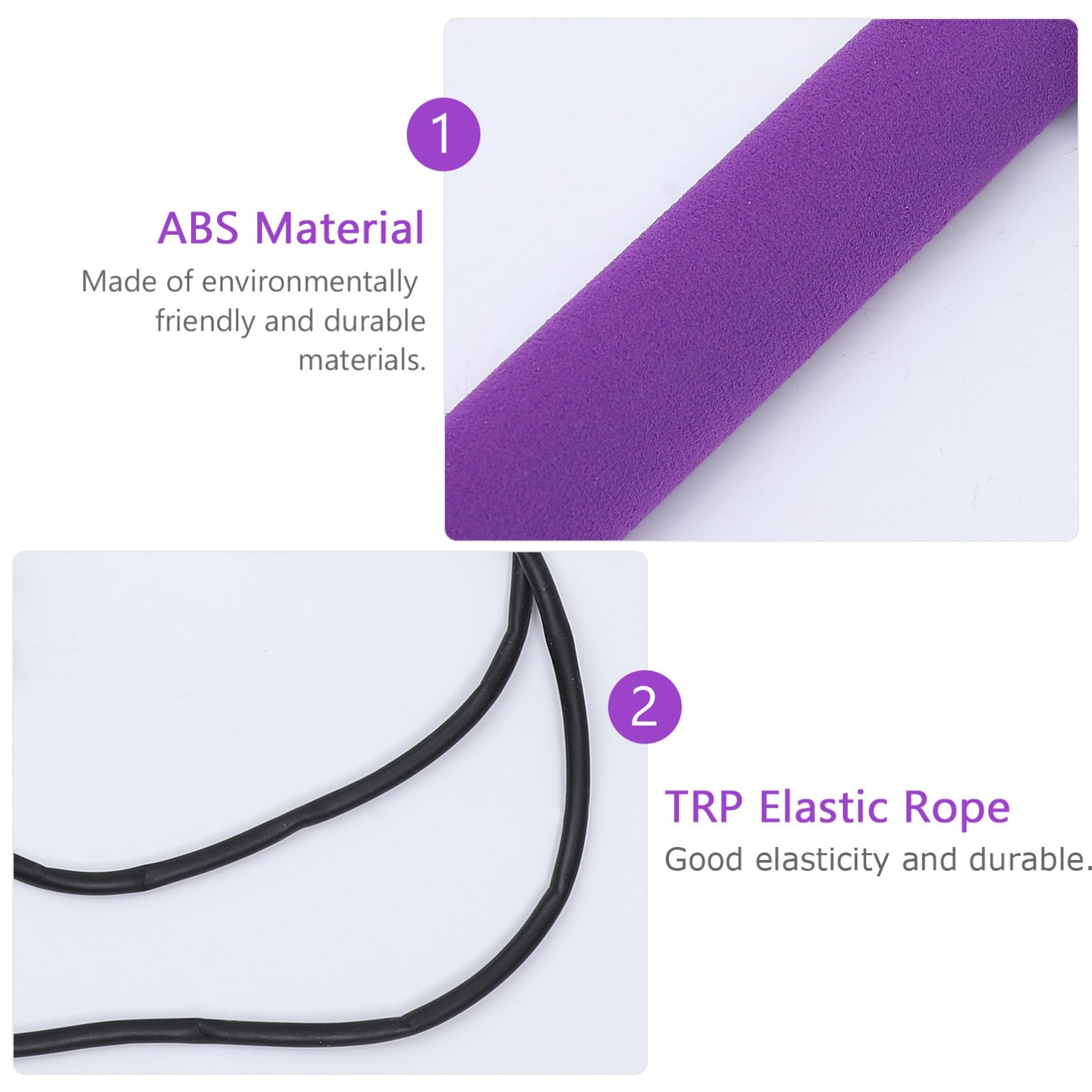 MUSISALY Djustable Yoga Pilates Bar Fitness Stick for Home Gym Exercise Equipment