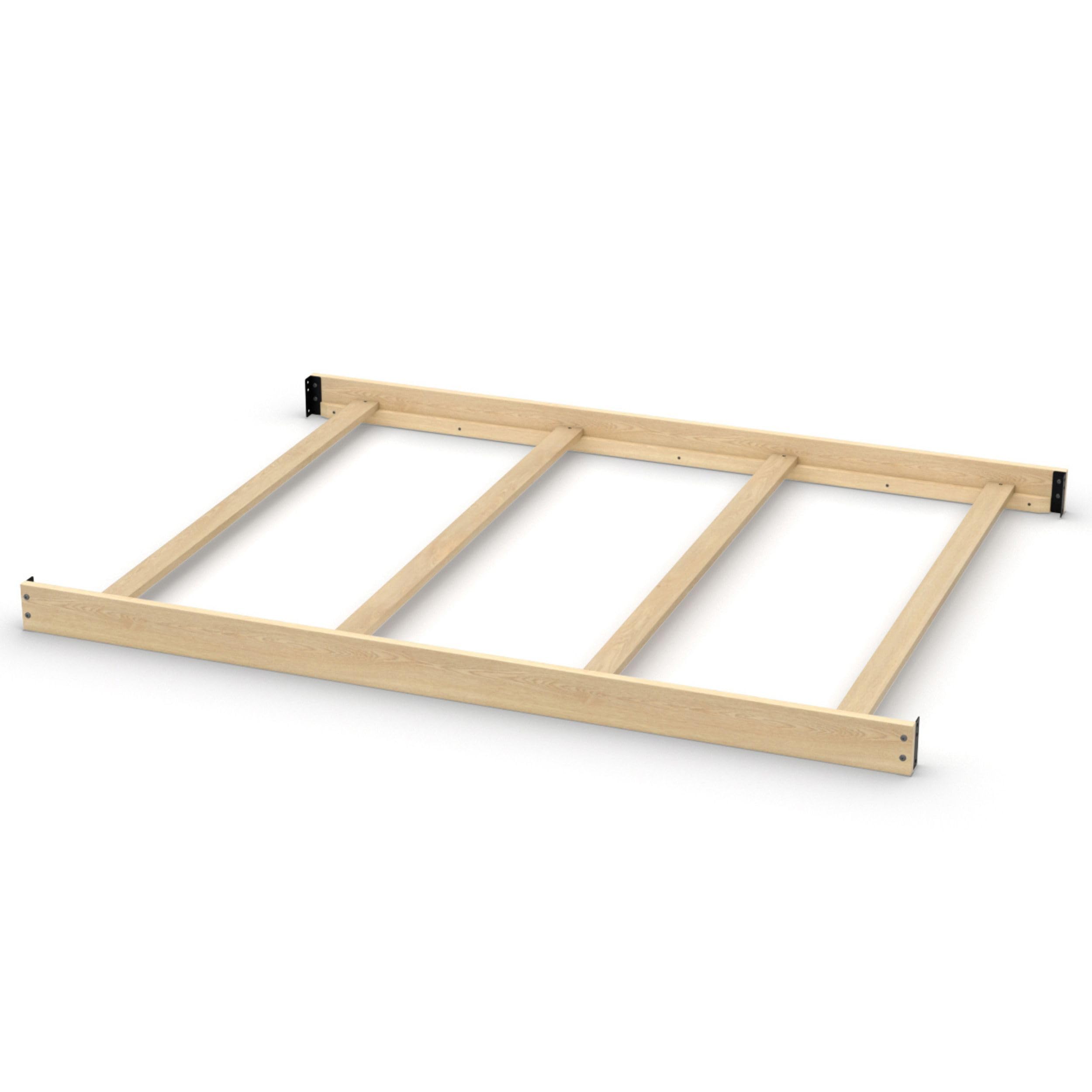 Full-Size Conversion Kit Bed Rails for Baby Cache Convertible Cribs - Solid Wood Rail - Toddler and Adult Bed Rail for Full-Size Beds - Essential Nursery & Baby Furniture (Natural)