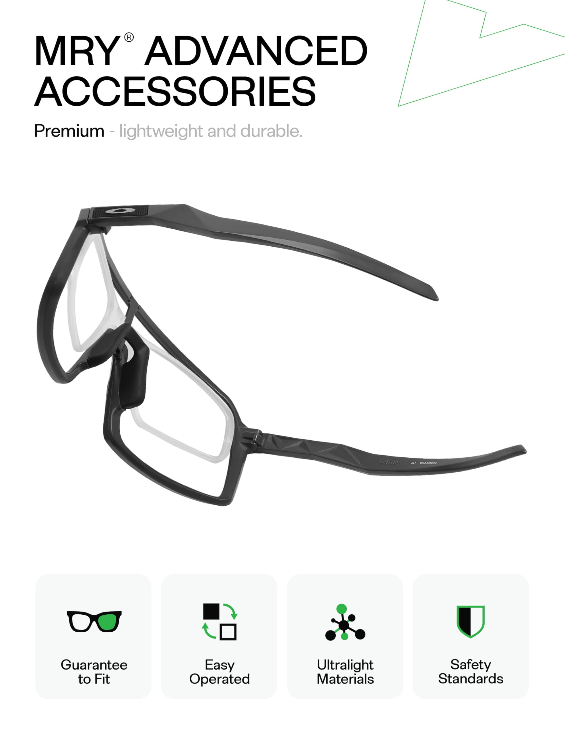 Mryok Rx Insert - Adattatore ottico per occhiali da sole Oakley Sutro OO9406/Sutro Lite OO9463