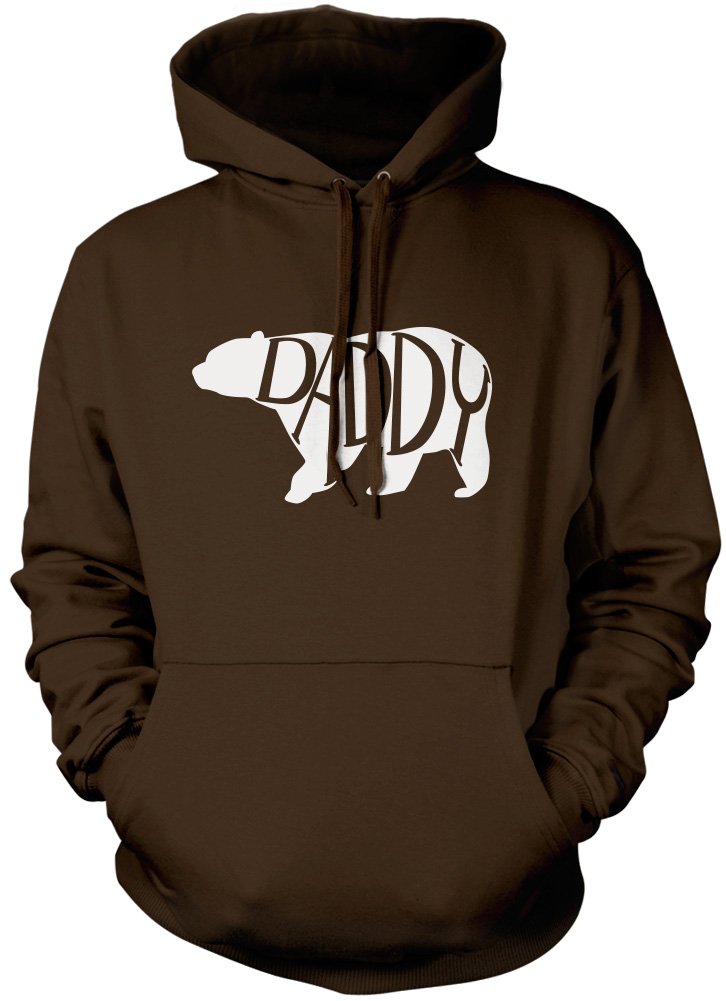 Hotscamp Boys Brown Daddy Bear Unisex Hoodie - XX-Large