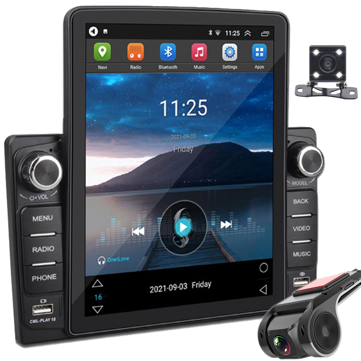 Amazon.com: Double Din Car Stereo, 2+32G Android 10 Car Radio 9.5