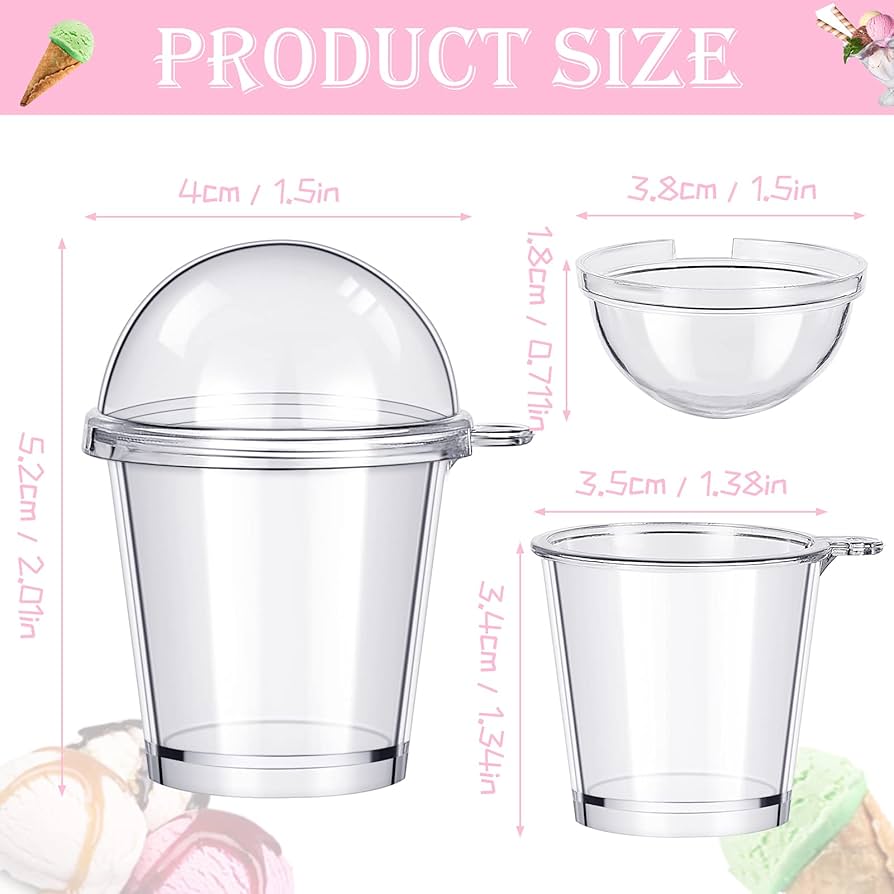 ①　ミニチュア　透明カップ　1個33円　ドールハウス Amazon.co.jp: ドールハウス用プラスチックミニコーヒーカップ