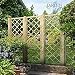 Suinga POSTE de MADERA 300 cm, 7x7 cm para JARDIN, para cercar...
