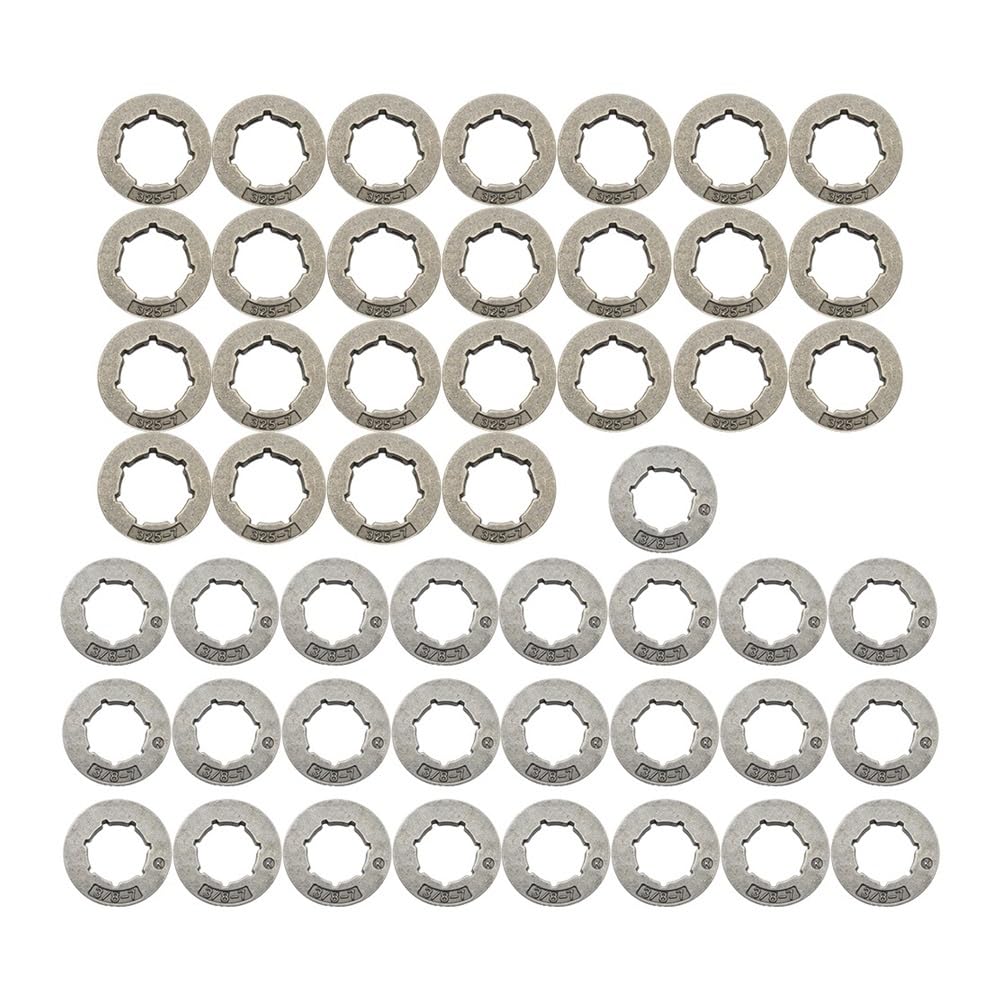 Pignon à 7 dents 0.325 kit 50 pièces pour tronçonneuse pas 3/8 19mm