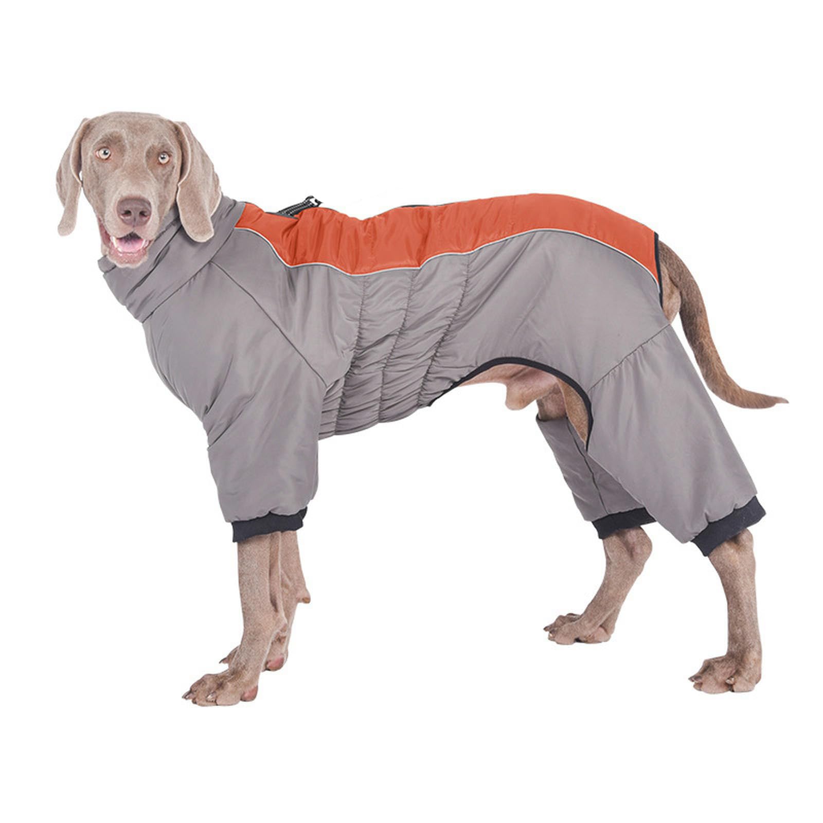 Abrigo de Cuerpo Completo para Perros Grandes, Chaqueta Impermeable de Invierno para Perros, Traje de Nieve cálido de Lana Incorporado, Abrigos para Perros, Ropa para Mascotas